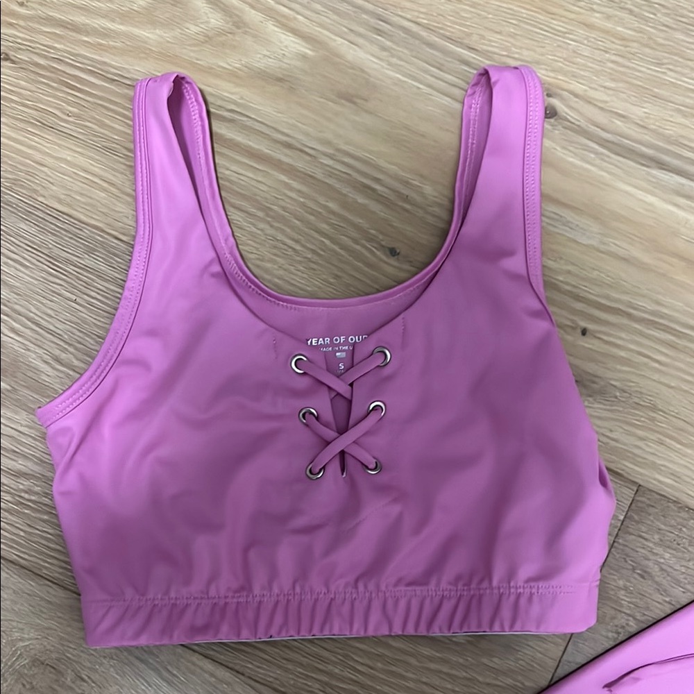 Year of Ours Pink Sports Bra